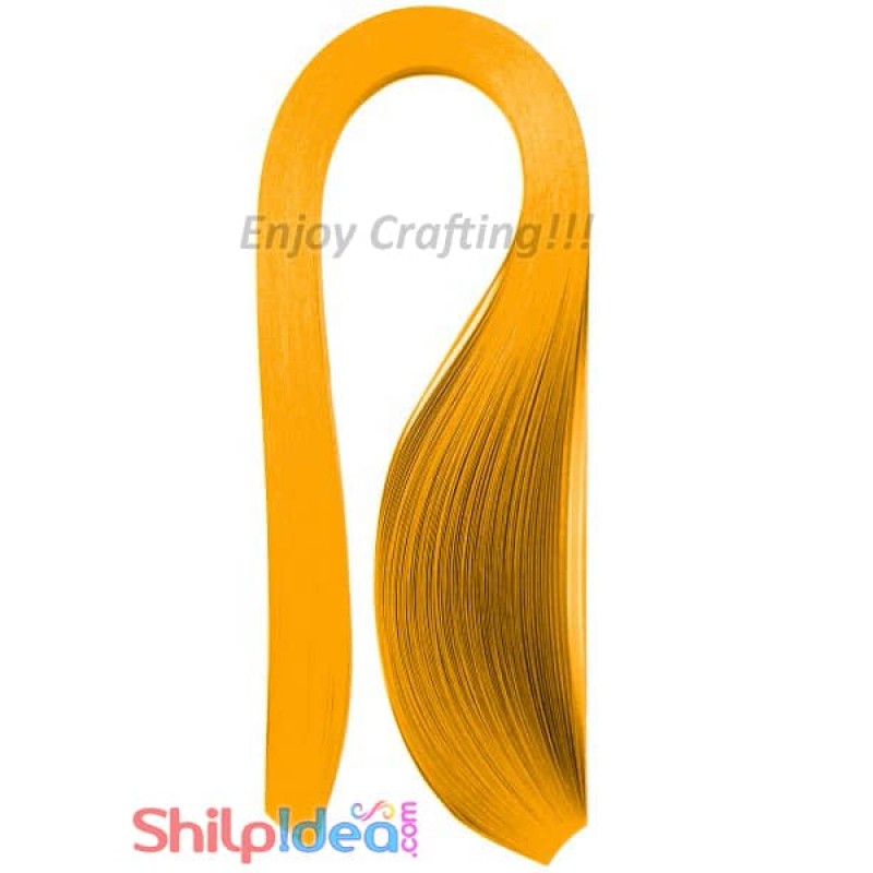 Quilling Paper Strips - Orange Granite - 3mm